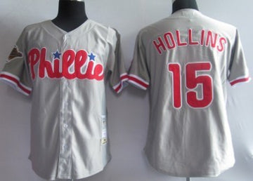 Hollins Philadelphia Phillies gray Throwback jersey
