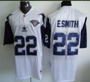 Emmitt Smith Dallas Cowboys white Throwback jersey