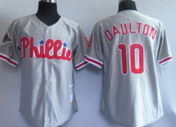 Daulton Philadelphia Phillies gray Throwback jersey