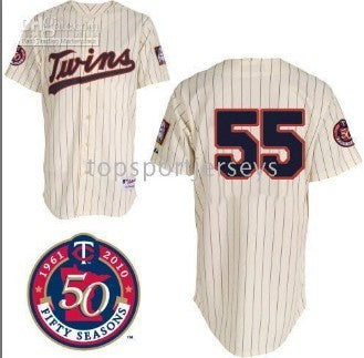 Capps Minnesota Twins cream jersey