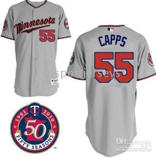 Capps Minnesota Twins gray jersey