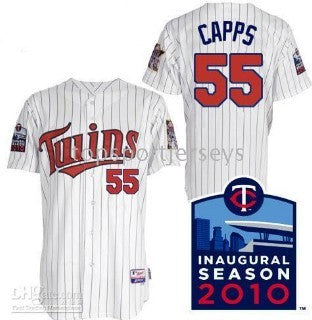 Capps Minnesota Twins white jersey
