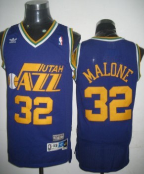 Karl Malone Utah Jazz purple Throwback jersey