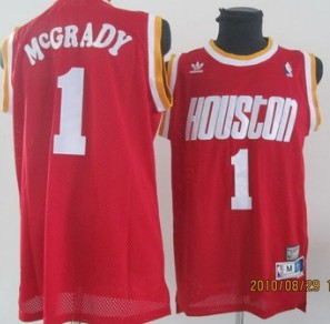 Tracy McGrady Houston Rockets red Throwback jersey