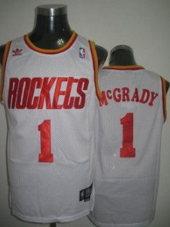 Tracy McGrady Houston Rockets white Throwback jersey