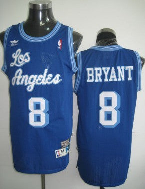 Kobe Bryant Los Angeles Lakers blue Throwback jersey