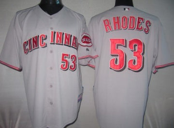 Rhodes Cincinnati Reds gray jersey