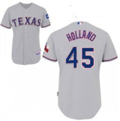 Derek Holland Gary Texas Rangers jersey