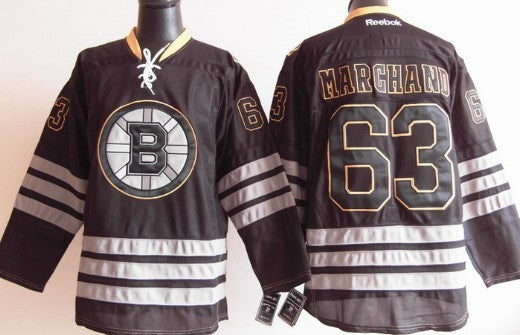 Brad Marchand Boston Bruins black jersey