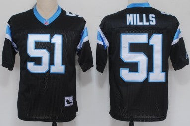 Sam Mills Carolina Panthers black Throwback jersey
