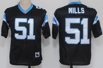 Sam Mills Carolina Panthers black Throwback jersey