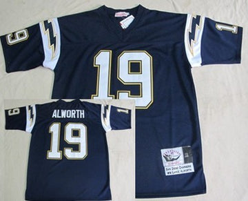 Lance Alworth Los Angeles Chargers blue Throwback jersey