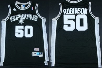 David Robinson San Antonio Spurs black Throwback jersey