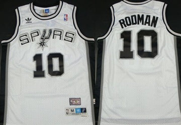 Dennis Rodman San Antonio Spurs white Throwback jersey