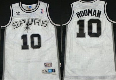 Dennis Rodman San Antonio Spurs white Throwback jersey