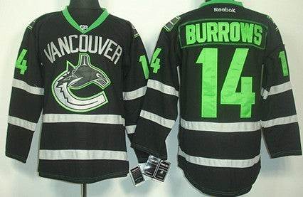 Alexandre Burrows Vancouver Canucks black jersey