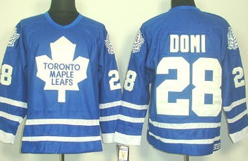 Tie Domi Toronto Maple Leafs blue Throwback jersey