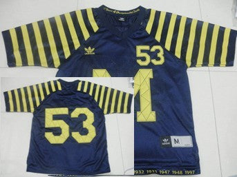 Under The Michigan Wolverines navy jersey