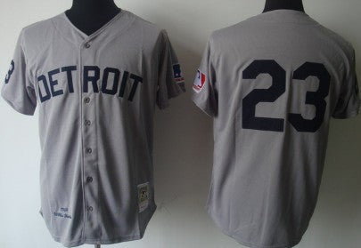 Willie Horton Detroit Tigers gray Throwback jersey