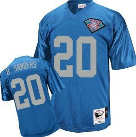 Barry Sanders Detroit Lions blue Throwback jersey