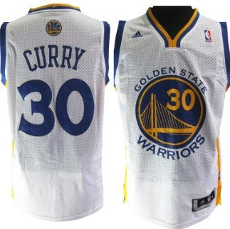 Stephen Curry Golden State Warriors white jersey