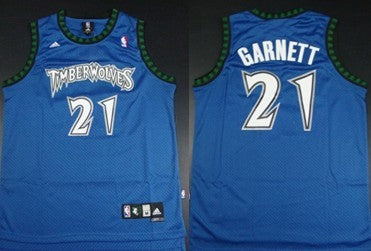 Kevin Garnett Minnesota Timberwolves blue jersey