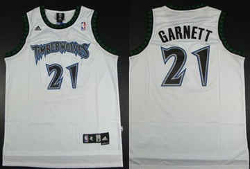 Kevin Garnett Minnesota Timberwolves white jersey