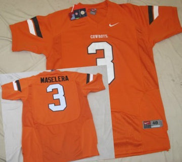 Isaac Maselera Oklahoma State Cowboys orange jersey