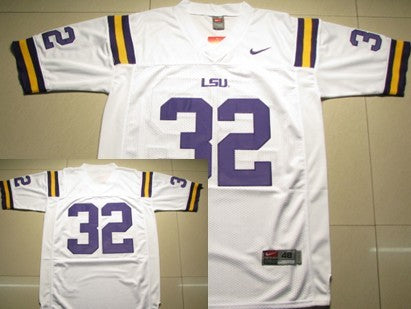 Martin LSU Tigers white jersey