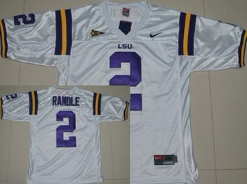 Rueben Randle LSU Tigers white jersey