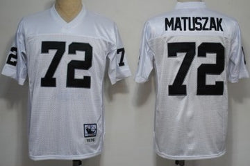 John Matuszak Las Vegas Raiders white Throwback jersey