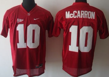 A.J. McCarron Alabama Crimson Tide red jersey