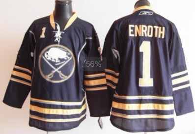 Jhonas Enroth Buffalo Sabres navy jersey