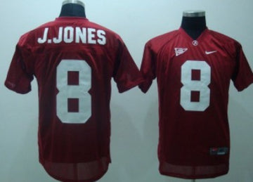 J.Jones Alabama Crimson Tide red jersey