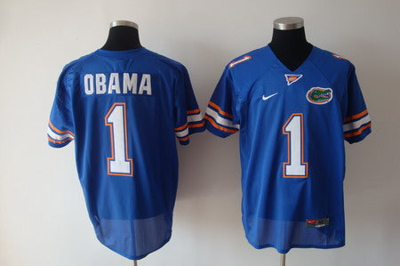 Obama Florida Gators blue jersey