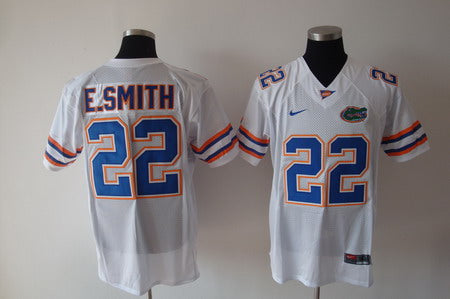 E.Smith Florida Gators white jersey