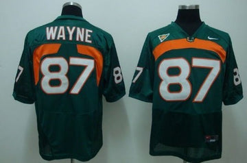 Wayne Miami Hurricanes green jersey