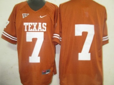 Garrett Gilbert Texas Longhorns orange jersey
