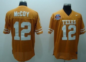 McCoy Texas Longhorns orange jersey