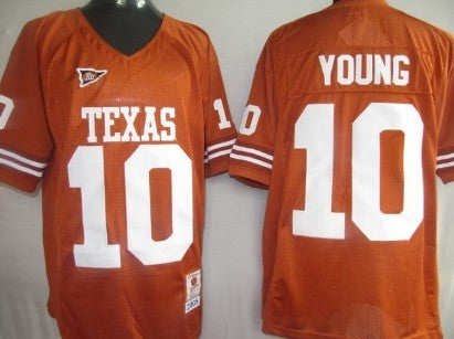 Young Texas Longhorns orange jersey