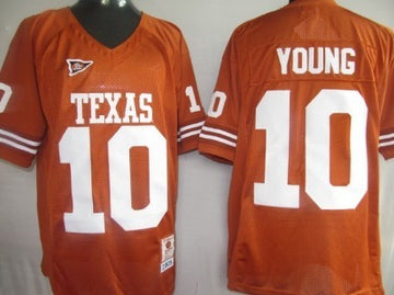 Young Texas Longhorns orange jersey