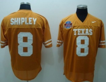 Shipley Texas Longhorns orange jersey