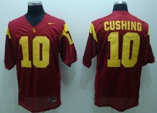 Cushing USC Trojans red jersey