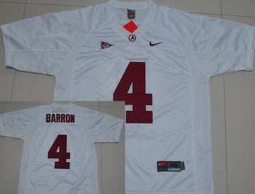 Mark Barron Alabama Crimson Tide white jersey