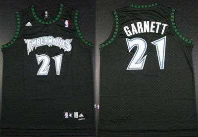 Kevin Garnett Minnesota Timberwolves black jersey