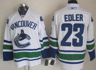Alexander Edler Vancouver Canucks white jersey