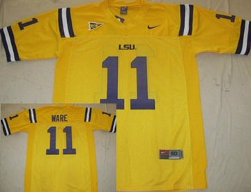 Spencer Ware LSU Tigers yellow jersey