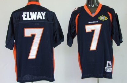 John Elway Denver Broncos blue Throwback jersey
