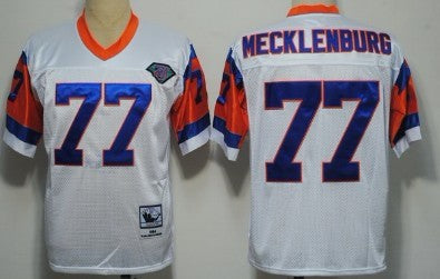 Karl Mecklenburg Denver Broncos white Throwback jersey