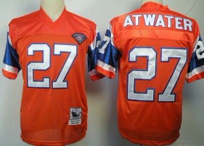Steve Atwater Denver Broncos orange Throwback jersey
